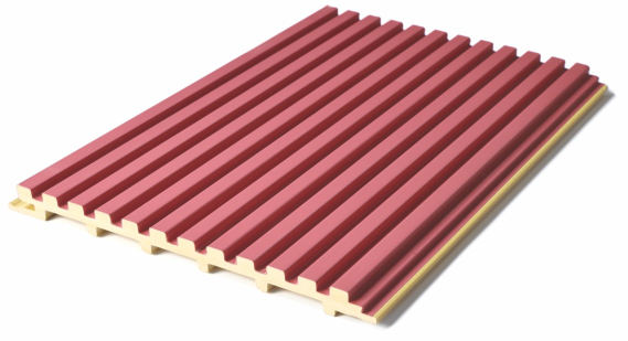 143 WPC Medium‑Width Arc‑Rib Fluted Wall Panel