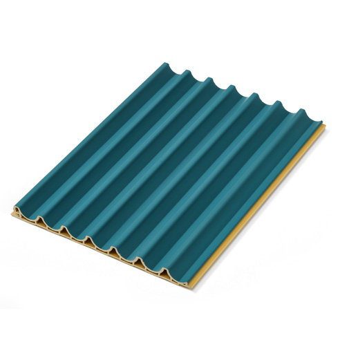 185 WPC Large‑Curve Wave Fluted Wall Panel