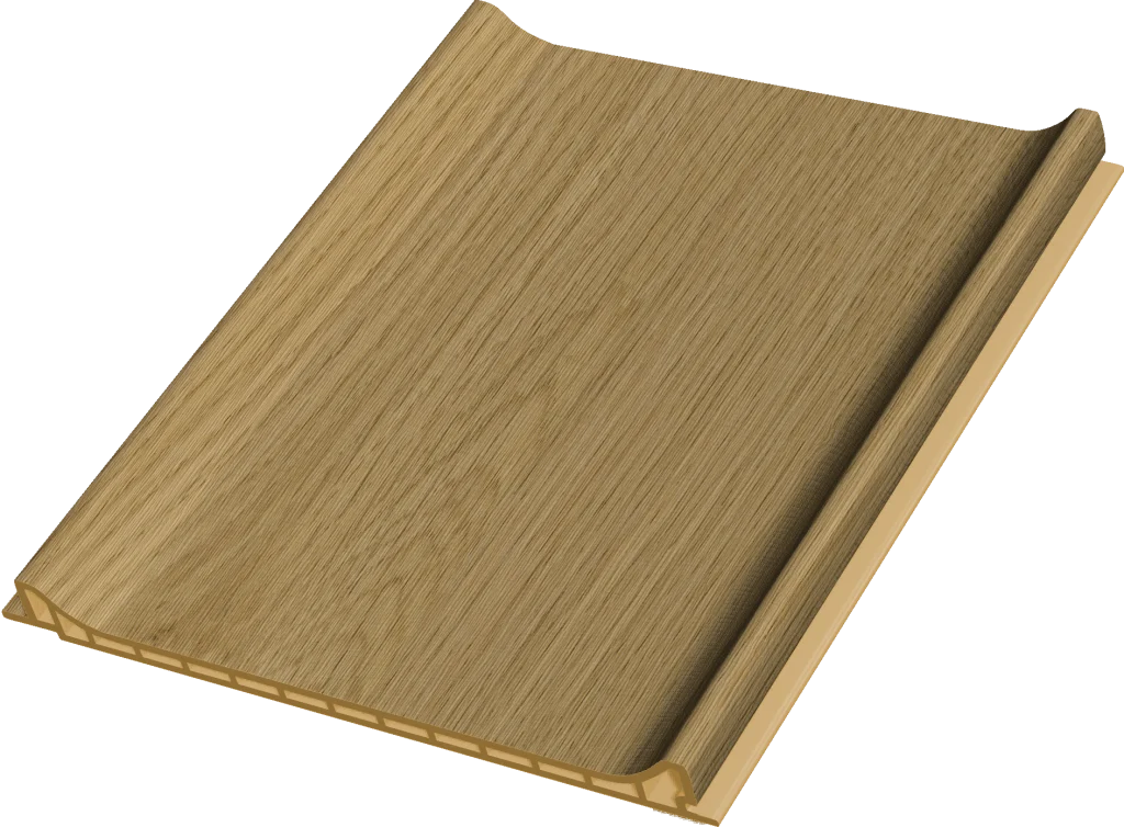215 WPC Large‑width Flat Slight‑arc Wall Panel