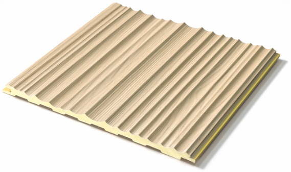 217 WPC Wide‑Size Dense‑Wave Fluted Wall Panel