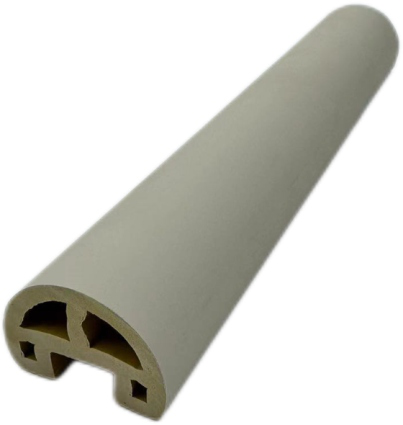 35 WPC Semi‑circular Arc Small Fluted Wall Panel