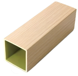 50×50 Hollow Wood-Plastic Composite Square Tubing; Square Tubing for Grille Ceilings
