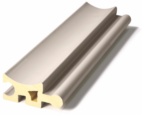 55 WPC 3D Large‑Arc Fluted Profile