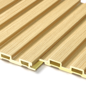 Type 159 Wood-Plastic Composite Grating: Textured Vertical Decorative Wall Panels