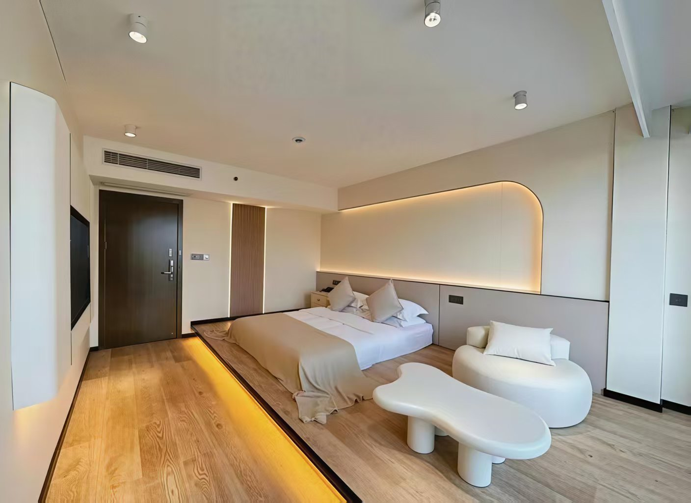Bedroom Ceiling & Wall Panel Interior Renovation