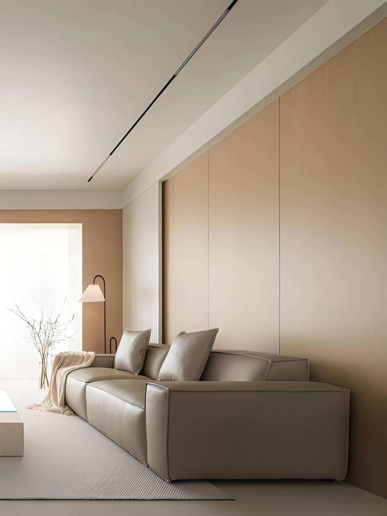 Seamless Wood Wall Panels & Invisible Door Design